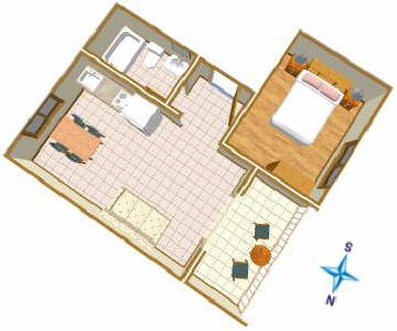 Apartmn 5 (2+2 os), 2. patro