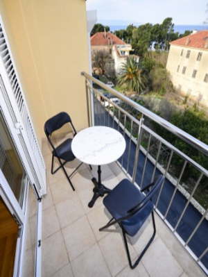 Apartm�n 2 pro 4+2 osoby, 4. patro, pohled na mo?e a Biokovo