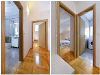 Apartm�n 2 pro 4+2 osoby, 4. patro, pohled na mo?e a Biokovo