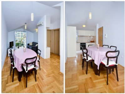 Apartm�n 2 pro 4+2 osoby, 4. patro, pohled na mo?e a Biokovo