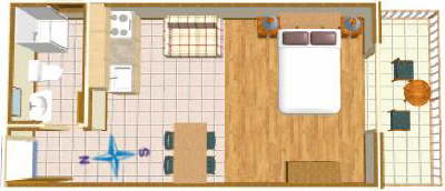 Apartmn 3 (2+1 os), 2. patro 